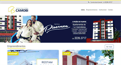 Desktop Screenshot of construtoracamobi.com.br